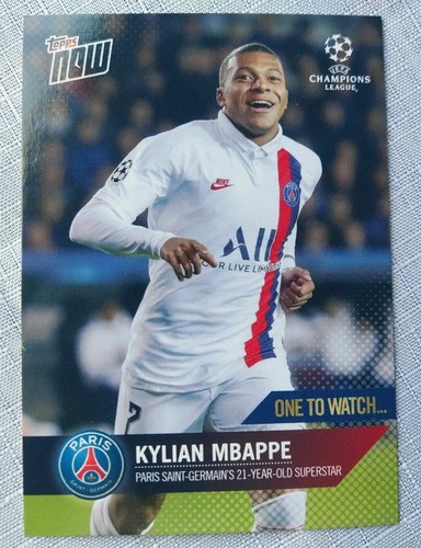 Topps now kylian mbappe paris - kylian,